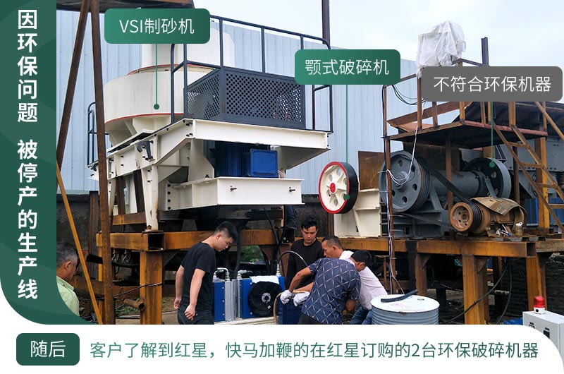 因環(huán)保停產(chǎn)，客戶立馬購買了2臺環(huán)保型設(shè)備